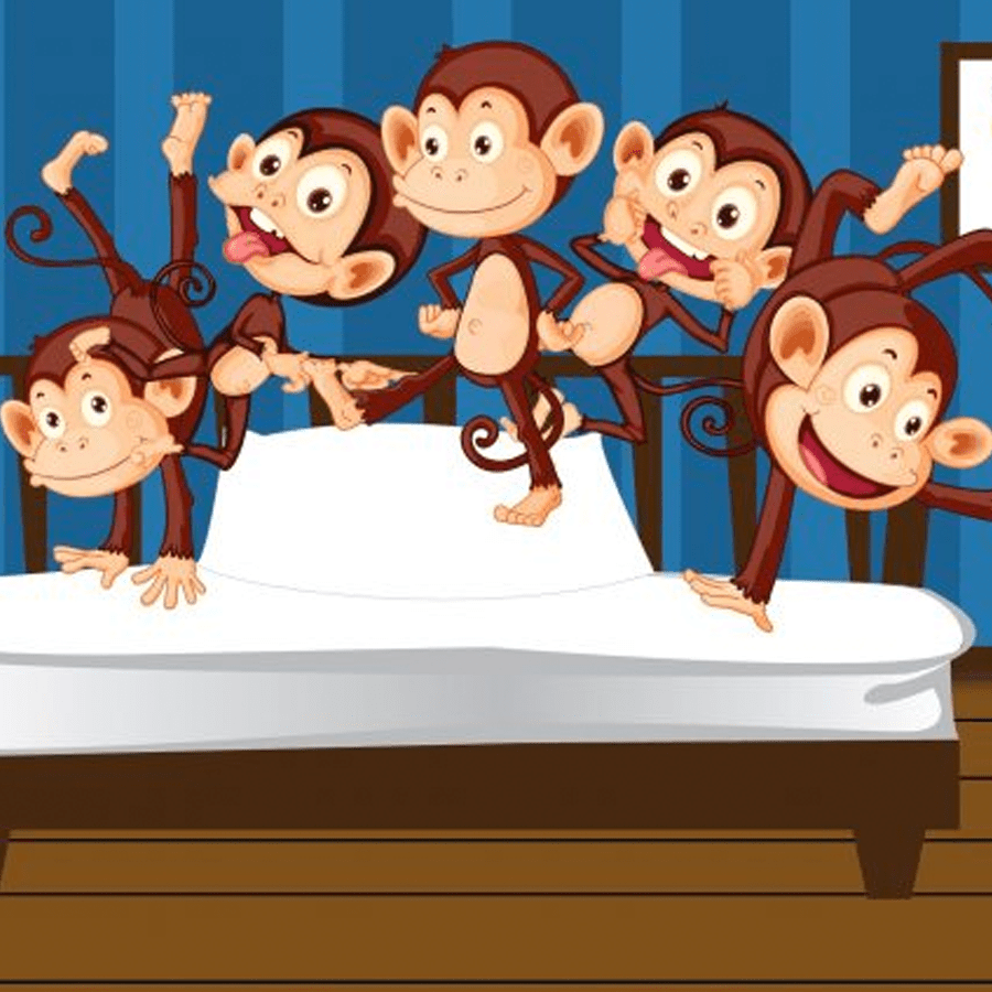 Baby Mozart - Children Songs - Five little monkeys - Baby Mozart