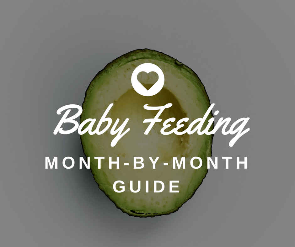 baby feeding - month by month